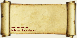 Irena Tošović vizit kartica